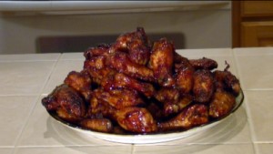 SmokingPit.com - Raspberry BBQ Hot Wings -  Smoked low and slow on A Yoder ys640 smoker grill.