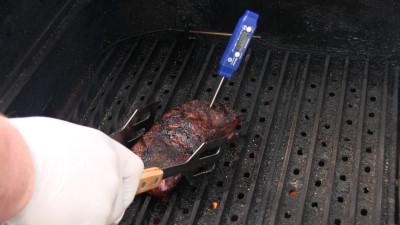 SmokingPit.com - Hickory Smoked Colossal Hawaiian Burgers  - Traeger BBQ recipes & smoking meat tips and techniques.