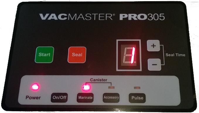 SmokingPit.com - VacMaster Pro 305 digital display