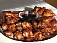 Smokingpit.com - Kentucky Bourbon Glazed Wings slow cooked with Oak pellets on the Yoder YS640 Smoker / Grill.