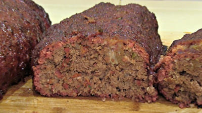 SmokingPit.com - Pepperoni Pizza Meatloaf slow cooked on a Yoder YS640 Pellet cooker - The money shot!